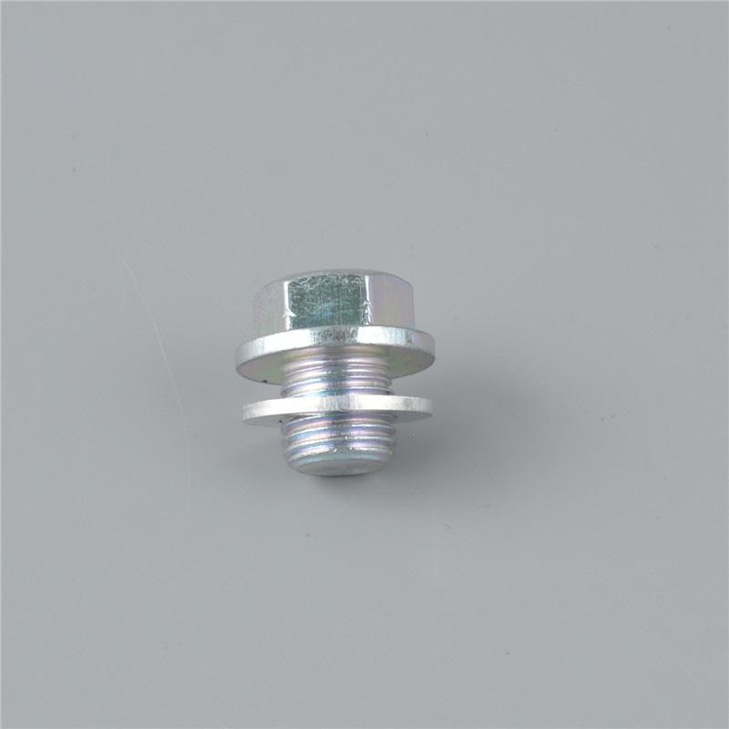 Oil Drain Plug with Seal/Gasket Locking Screw Oil Sump for Honda Odyssey Civic Fit SDL CRV
