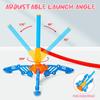 Spielzeug Raketenwerfer für Kinder, Treten zum Fliegen Schaumstoffrakete Springen Luftstartrampe, Lustige Outdoor-Aktivitäten Sportspiel für Kinder