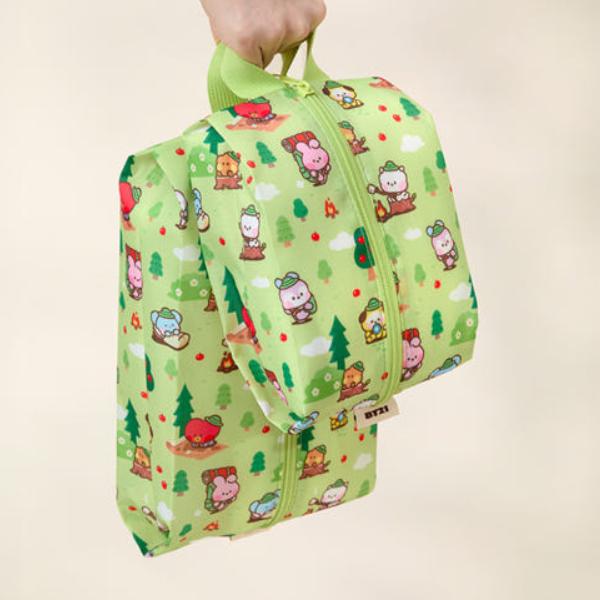BT21 Sada viacerých vreciek Minini Scout (ZELENÁ / RUŽOVÁ) (2 Možnosti)