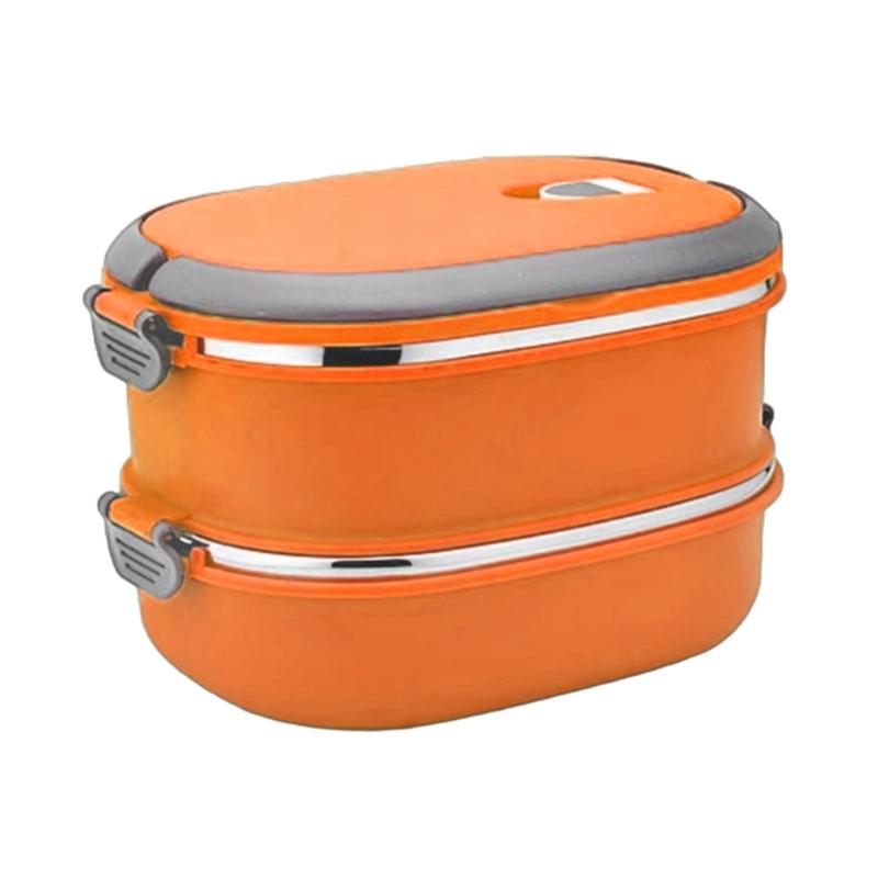 Stainles Steel Food Storage Container Many Tiers Insulated Lunch Boxs for Home Use