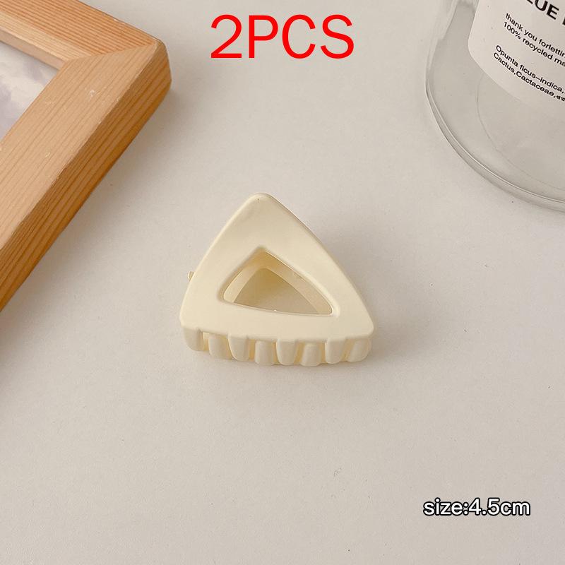 2 ΤΕΜ Premium Σετ Κεφαλών Νέο Γυναικείο Κλιπ Κλιπ Νύχι Μόδας Καφέ Μαύρο Ακρυλικό Μεγάλες Φουρκέτες Claw For Lady Clip Barrette Αξεσουάρ μαλλιών