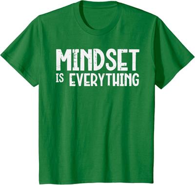 Gym Mindset Everything Workout Motivational Unisex Women TShirt 100 Cotton Spoprt Short Sleeve Tee