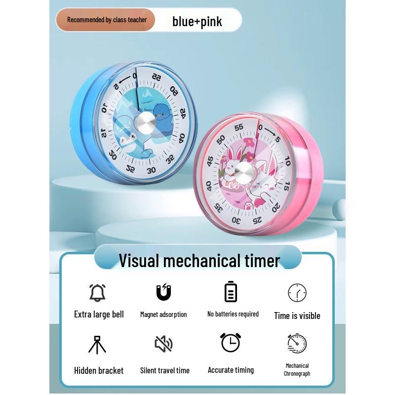 Silent Visual Timer Clock for Student Self-Discipline
