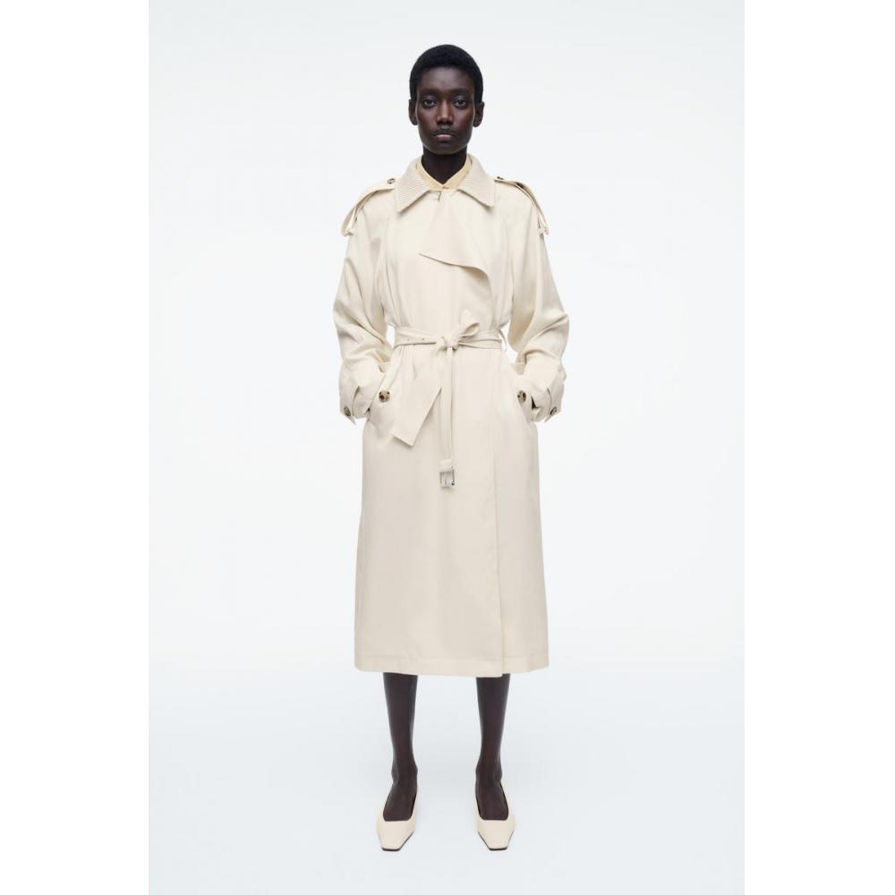 

Cos Japan Knit Color Trench Coat light beige/42
