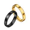 Engrave Name Letters Stainless Steel Rings For Men Women Custom Love Heart Couple Birthday Date 6Mm Ring Jewelry