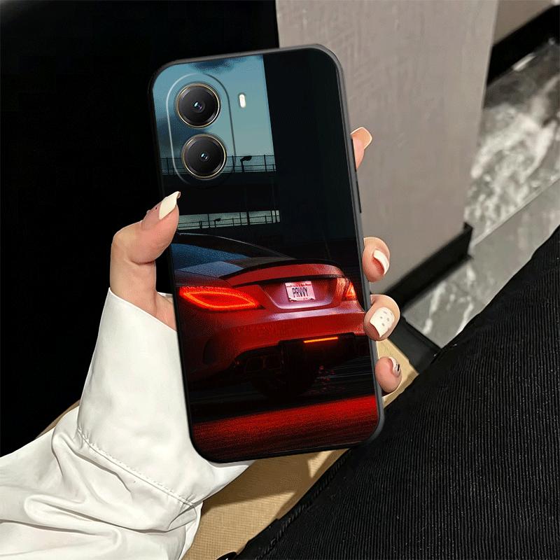 Sports Car Cool Taillight Soft Phone Case for Xiaomi Poco X5 X6 X7 X8 Pro Max X3 F7 F8 Ultra M8 M7 M6 M5 Redmi 15 15C 14C 13C 12