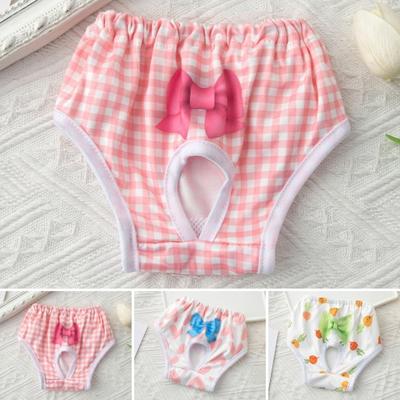 Haustier-Menstruationshose, bequeme, saugfähige Hundewindeln, verhindert Unordnung, atmungsaktive Schleife, Hundekleidung, elastische Hose