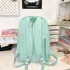 Letter Print Women's School Bag Large Capacity Backpack Student Travel Backpack