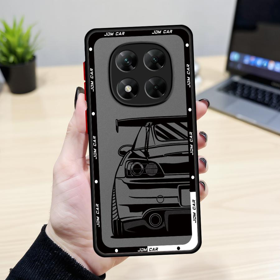 Soft Cover Phone Case for Xiaomi Redmi Note 12S 14 Pro 10s 11s 9s 11 12 13 Pro Plus Japanese Drift Car