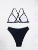 2024 Sexy Solid Color Bikini - Fashionable Ladies' Two-Piece Swimsuit