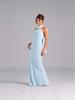 European Sleeveless Halter Tie Back Solid Color Dress 2026
