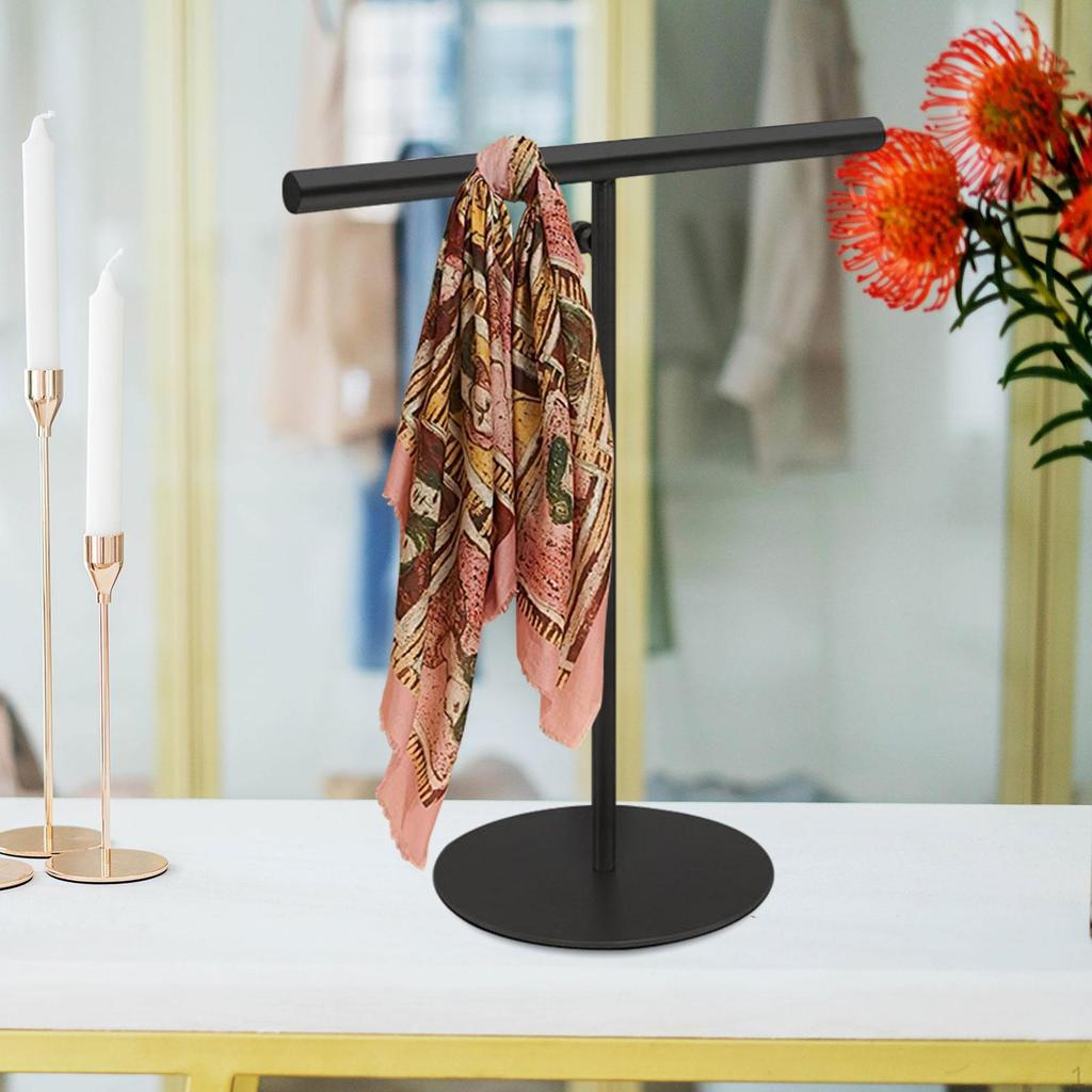 Taschen-Ausstellungsständer Höhenverstellbar Doppelhaken Tischplatte Vielseitig Stabiler Sockel Schmuck-Organizer