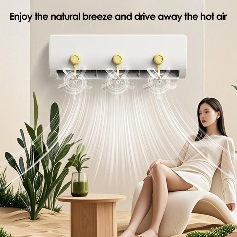 Air Vent Deflector Set of 3 Suction Cup Hvac Air Deflector Anti-Direct Blowing Guide Fan Wind Direction Baffles for Baby Room