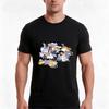 Rat Love Tshirt Summer Casual Cotton Tee Oversized Streetwear Tops Vintage Graphic Print Loose Fit Short Sleeve