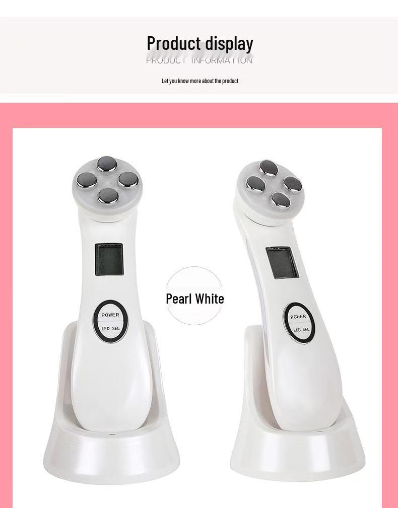 LED Beauty Device: Face Mask Lifting, Firming, and Rejuvenation with EMS & RF Technology