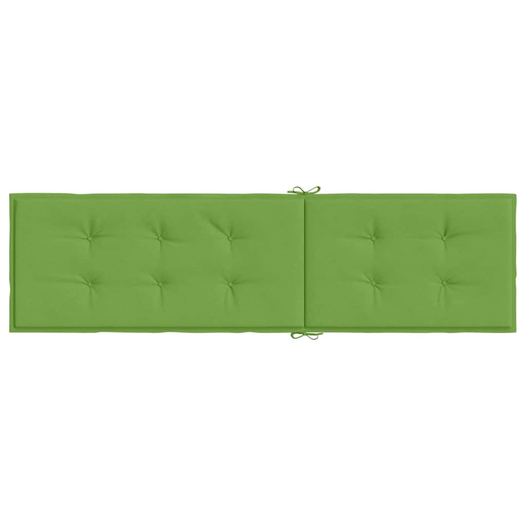 Lounge Chair Cushion Melange Green (75+105) X 50 X 4 Cm Fabric