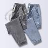 Men's Jeans Korean Fashion Loose Spring Autumn Style Tied Leg Track Men's Casual Workwear Harem Streetwear Pants Men