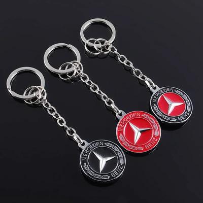 1 peça Chaveiro de Metal para Carro Porta-Chaves Acessórios para Chaves para Mercedes Benz W210 W211 W124 W176 W203 W204 W212 CLA CLK GLA GLC