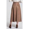 Suede Kilo Long Skirt, Suede Mevlana Skirt