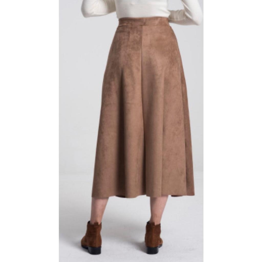 Suede Kilo Long Skirt, Suede Mevlana Skirt