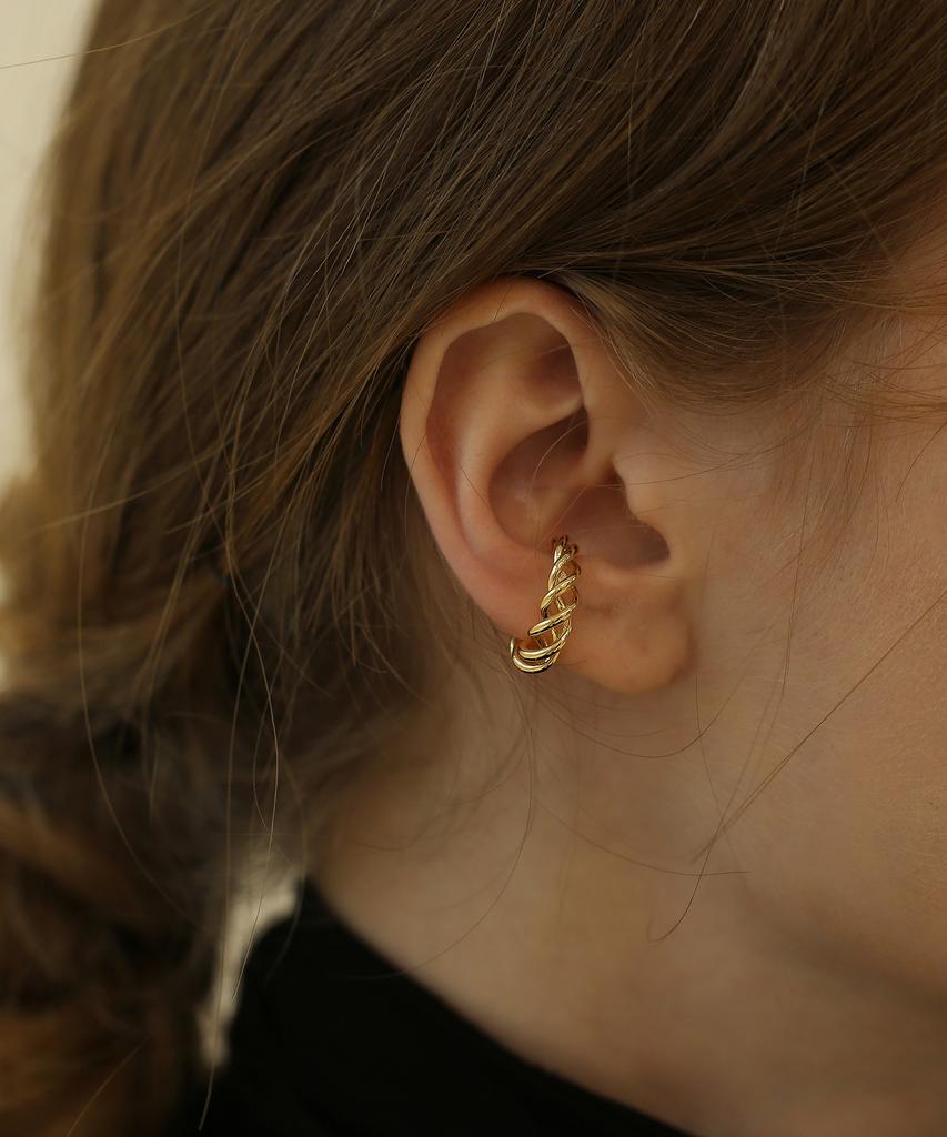 Lazydawn Bold Chain Ear Cuff C001