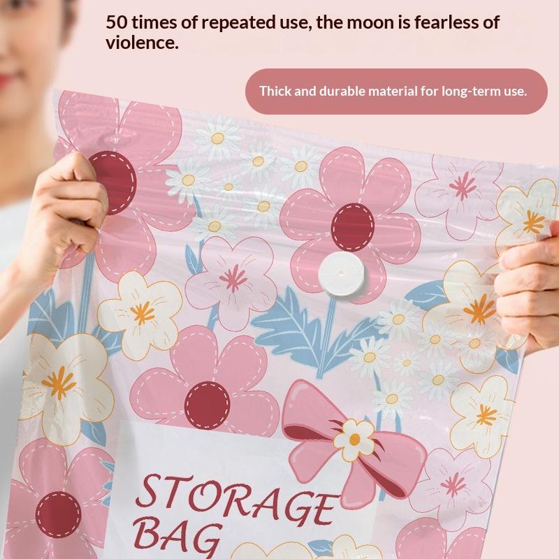 Vacuum Storage Bag Space Saver Bags Compression For Comforters And Blankets, Sealer Clothes Travel Packing Organizer