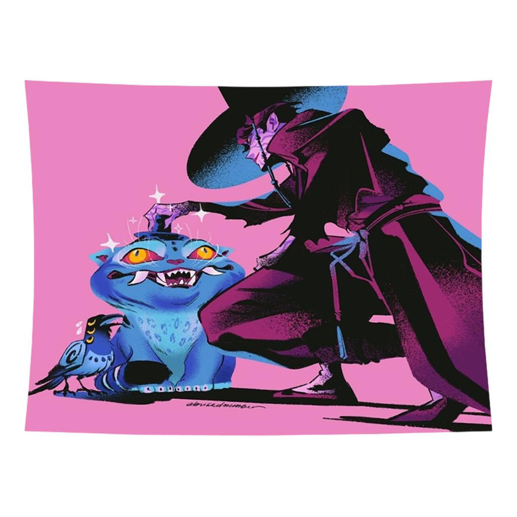 150x130cm Fashionable Printed Hanging Cloth Background Cloth Wide Room Background Decorative Cloth