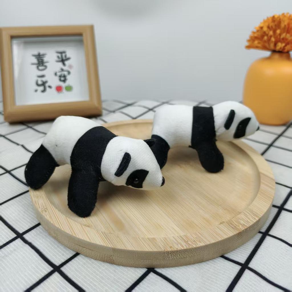 Cute Pet Panda Doll Creative Plush Toy Children's Dolls Dolls Bags and Hangers Couple Gifts