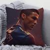 C-Cristiano R-Ronaldo Cr7 Taie d'oreiller Carré Oreiller Chambre à coucher Canapé Loisir Confort Coussin Voiture Salon Décoration de la maison 40X40