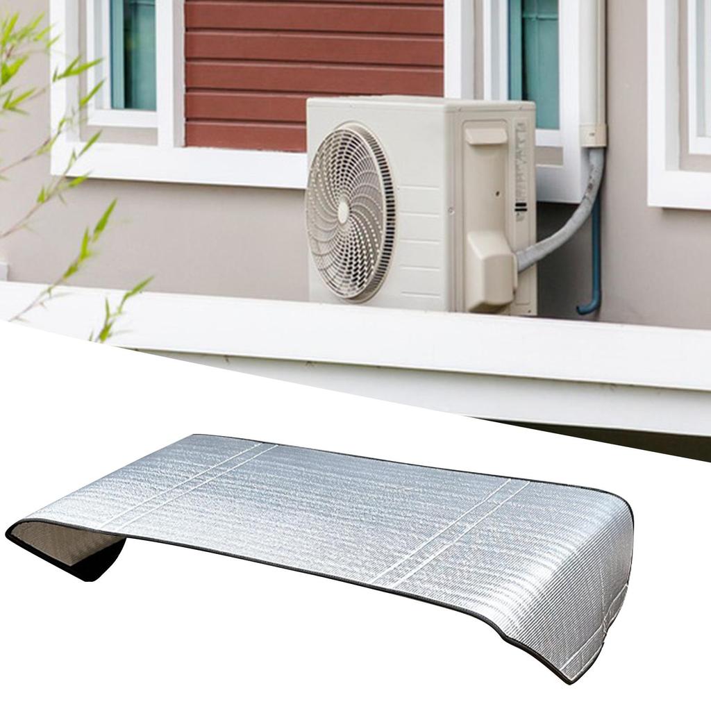 Air Conditioning Cover Outdoor Sun Rainproof Anti-Dust Anti-Snow Cleaning Cover AC Outer Cover AC Waterproof Dust Cover