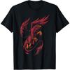 Red Griffin Eagle Lion Medieval Bird Mythical Creature T Shirt