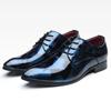 Lackleder Oxford Schuhe für Herren Business Schuhe Herren Formelle Schuhe Spitzschuh Hochzeitsschuhe Übergröße Kleiderschuhe