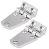 2pcs Stainless Steel Flush Door Hatch Compartment Folding Bending Hinge Casting for Boat Marine