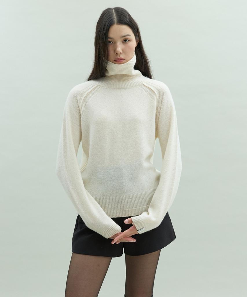 Dito Wool 100 Turtleneck [White]