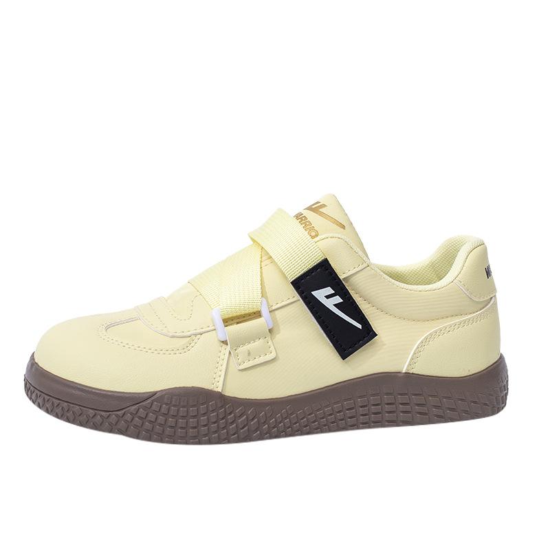 

Velcro Dexun shoes trend simple solid color student shoes spring and autumn new models 40 жовтий