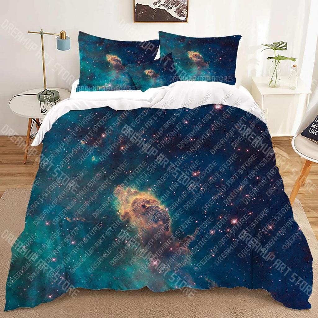 Galaxy Space 3D Bedding Sets Print Duvet Cover Adults_ Children Bed Comforter Birthday Gift Dropshipping