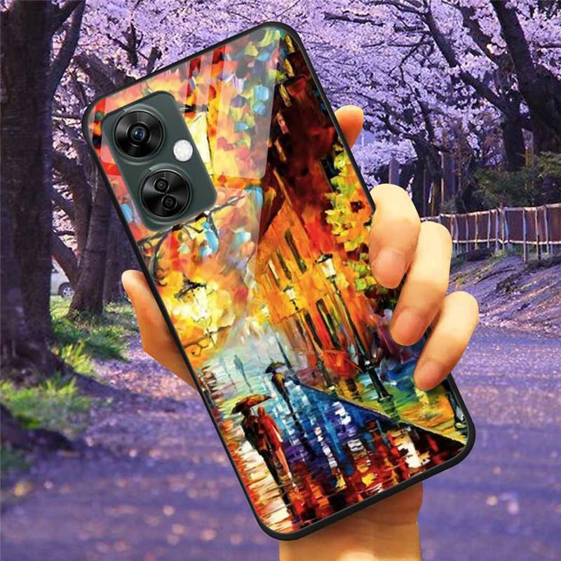 For OnePlus Nord CE 3 Lite 5G Case Tempered Glass Hard Cover Soft Bumper for One Plus Nord CE3 Lite N30 Phone Shell Capa CE3Lite