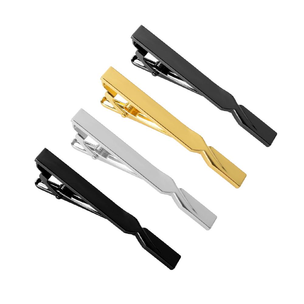 Brass Threaded Men's Formal Tie Clip