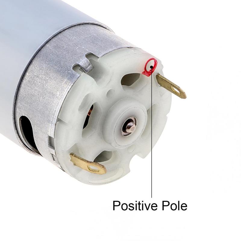 390 DC Motor 12 Teeth 3.7V 3500RPM High Speed Large Torque Mini Motors for Electric Brush / Small Home Appliances
