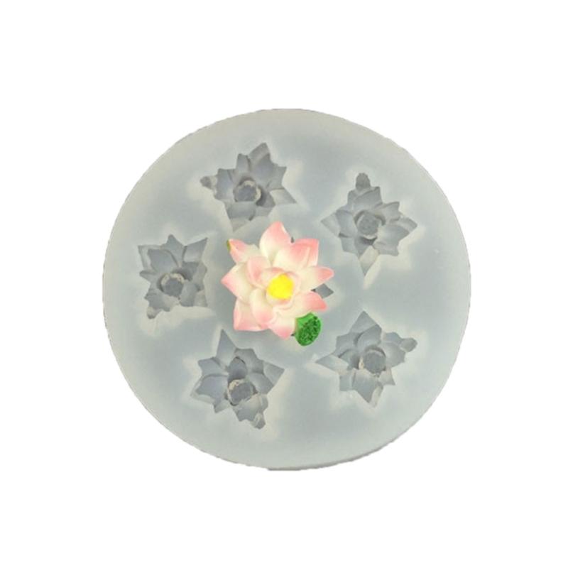 Reusable Silicone Flower Shaped Mold For Resin Clay Jewelry Tools Sturdy Flexible Easy Clean Design