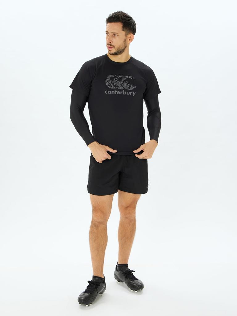 Canterbury Men's Training Tee, Short Sleeve, Black, XL