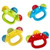 Baby Clutch Ball Rattle Fitness Soft Glue Hand Rattle, Fish Skewer Toothpaste Infant 0-1 Years Old Educational Toy