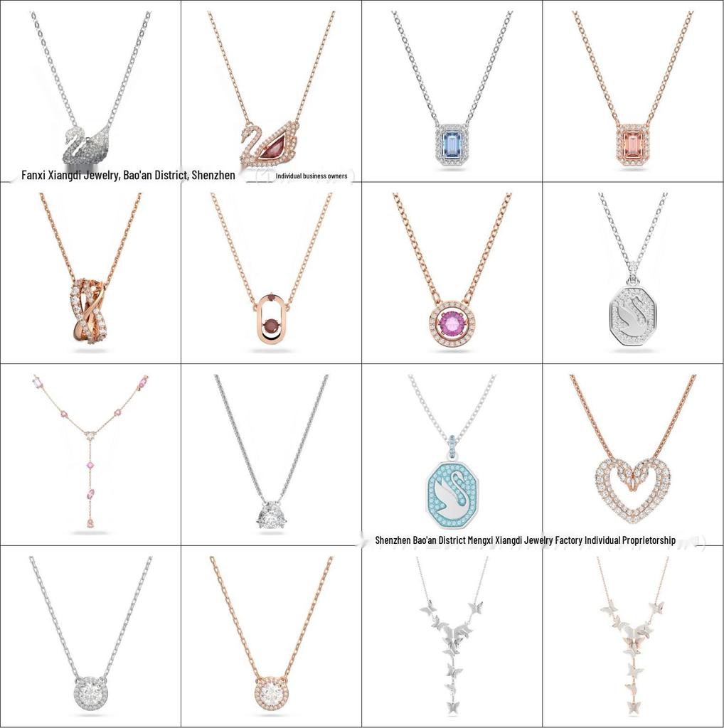 Idyllia Flower Dopamine Jewelry Set: Necklace, Bracelet, Earrings, Ring with Austria Crystals