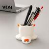 Playful Desktop Decor Upside Down Duck Pen Holder, 3D Printed Desk Organizer, Funny Holder Stationery Storage for Office School, Creative Gift