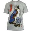 Japanese Samurai Cat 3d Printed Summer Men'S T-Shirt Casual Shirt Classic Vintage Oversized O-Neck Fun Hip Hop Loose Clothing