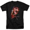 A Nightmare On Elm Street Freddy's Face Adult 18/1 T-Shirt Black Unisex T-Shirt