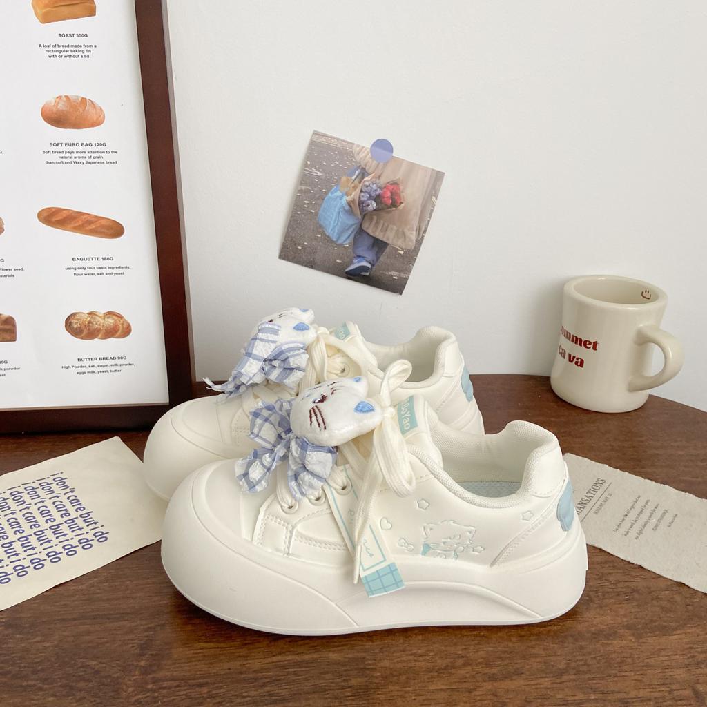 Ugly cute platform big head 22 autumn new chic niche bread shoes sports board shoes