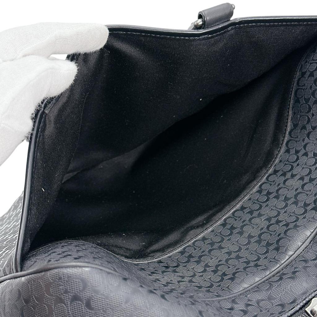 COACH Business back Business bag PVC black mens A1469-F70766 Used