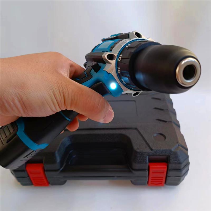 12V Dual-Speed Rechargeable Lithium Drill & Multifunctional Electric Screwdriver for Household Use