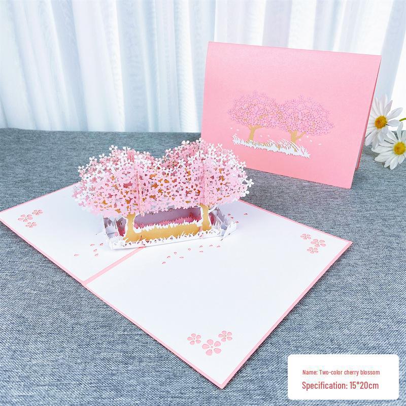 

Открытка на день рождения и День учителя в стиле INS 3D: Творческий подарок в виде бумажной скульптуры своими руками на китайский День святого Валентина